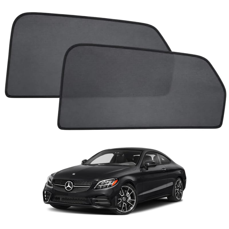 MERCEDES C200 2022-2025 custom-fit magnetic car window sun shades