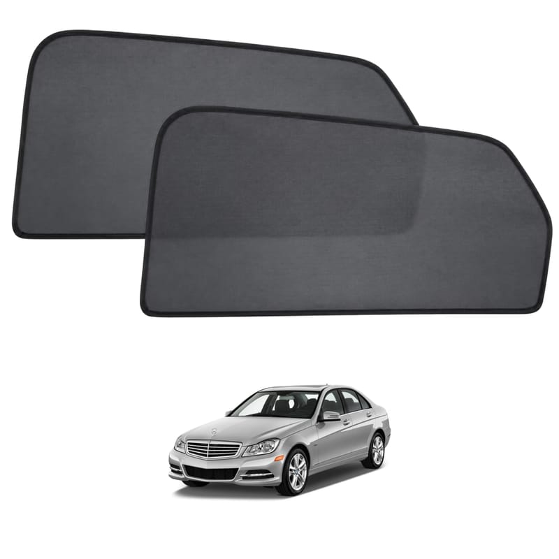MERCEDES C200 W203 2000-2007 custom-fit magnetic car window sun shades