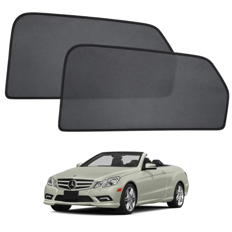 MERCEDES E240 1997-2002 custom-fit magnetic car window sun shades