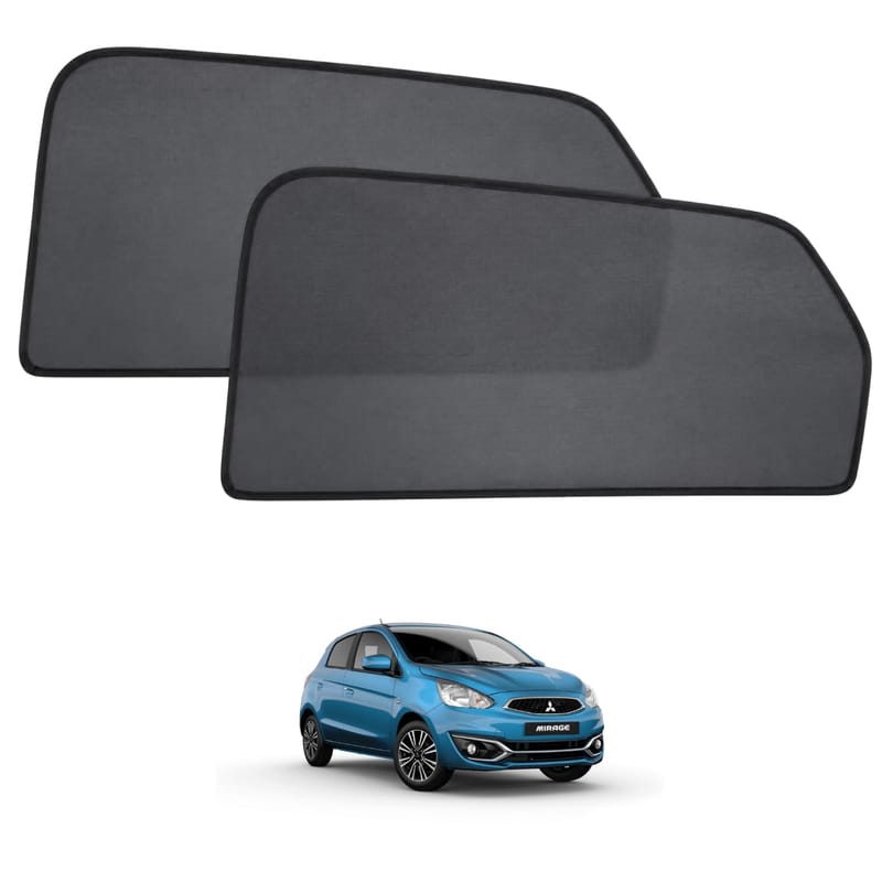 MITSUBISHI MIRAGE 2010-2017 custom-fit magnetic car window sun shades