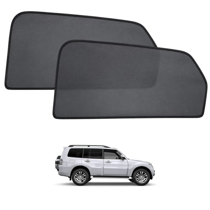 MITSUBISHI PAJERO V93 2015-2019 custom-fit magnetic car window sun shades