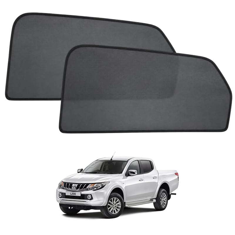 MITSUBISHI TRITON 2015-2018 custom-fit magnetic car window sun shades