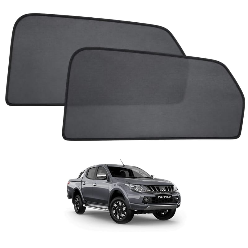 MITSUBISHI TRITON 2019-2023 custom-fit magnetic car window sun shades