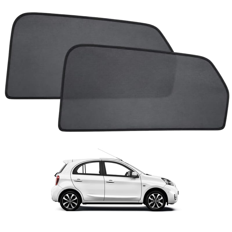 NISSAN TIIDA HATCHBACK custom-fit magnetic car window sun shades