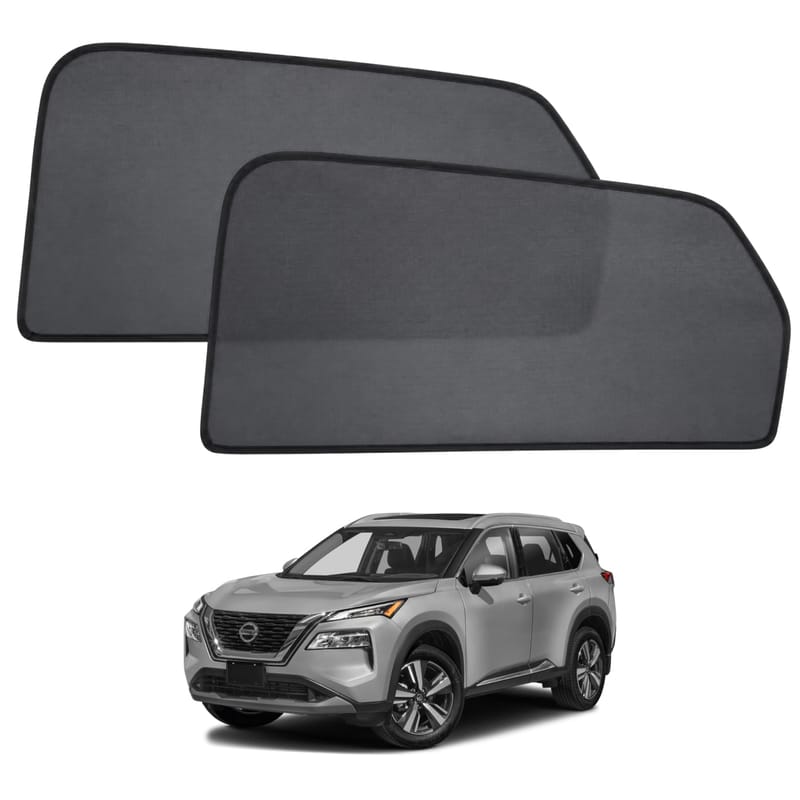 NISSAN X-TRAIL custom-fit magnetic car window sun shades