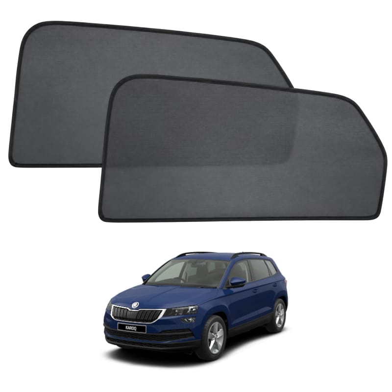 SKODA KAROQ custom-fit magnetic car window sun shades