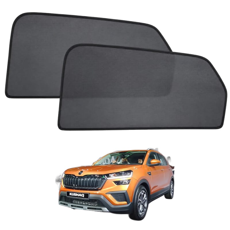 SKODA KUSHAQ custom-fit magnetic car window sun shades