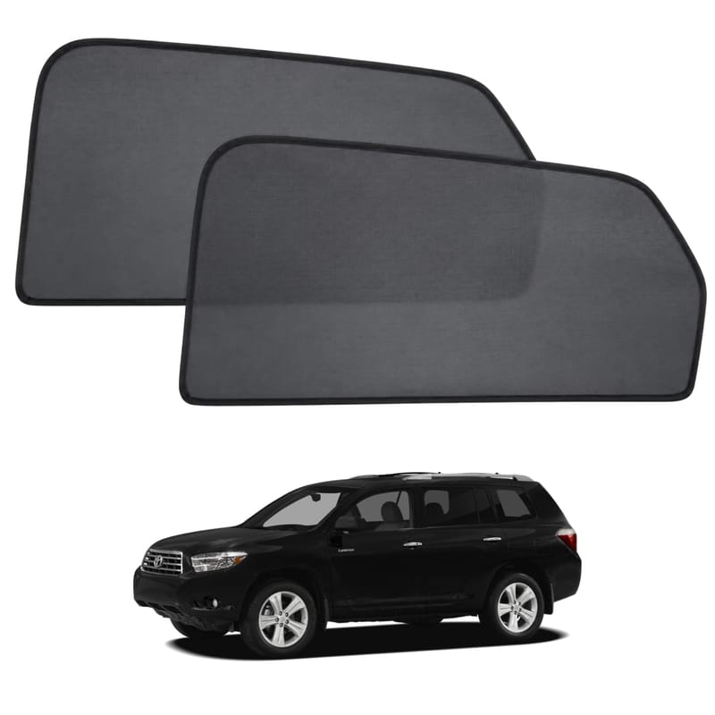 TOYOTA KLUGER 2008-2014 custom-fit magnetic car window sun shades