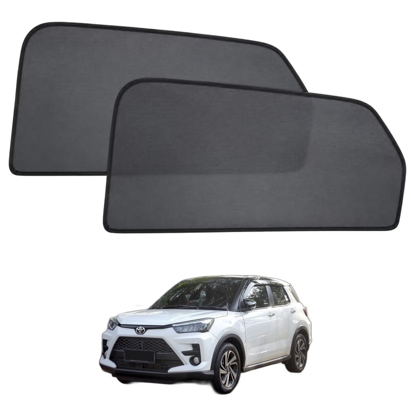 TOYOTA RAIZE custom-fit magnetic car window sun shades