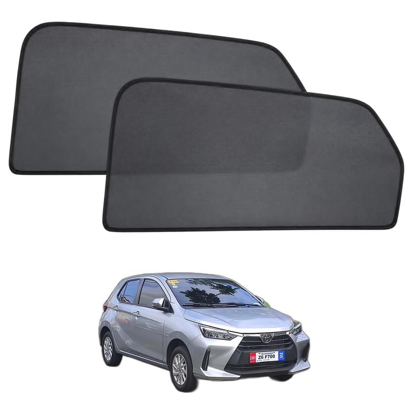 TOYOTA WIGO 2023-2025 custom-fit magnetic car window sun shades