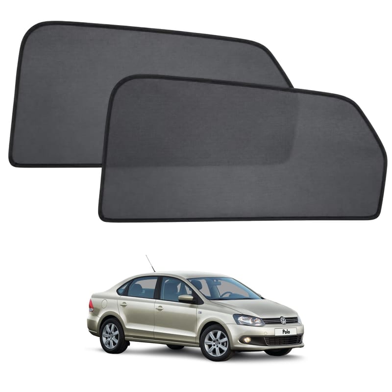 VOLKSWAGEN POLO SEDAN custom-fit magnetic car window sun shades