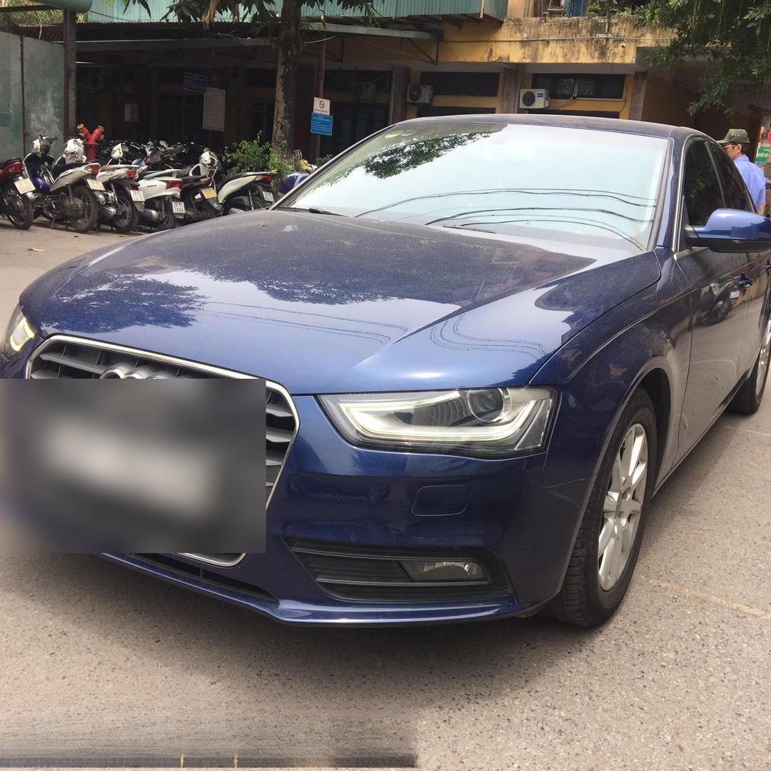 AUDI A4 2009-2016 custom-fit car window sun shades — photo 1