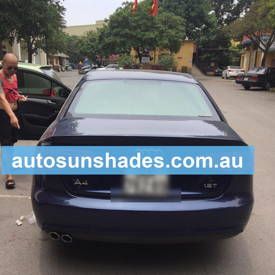 AUDI A4 2009-2016 custom-fit car window sun shades — photo 4
