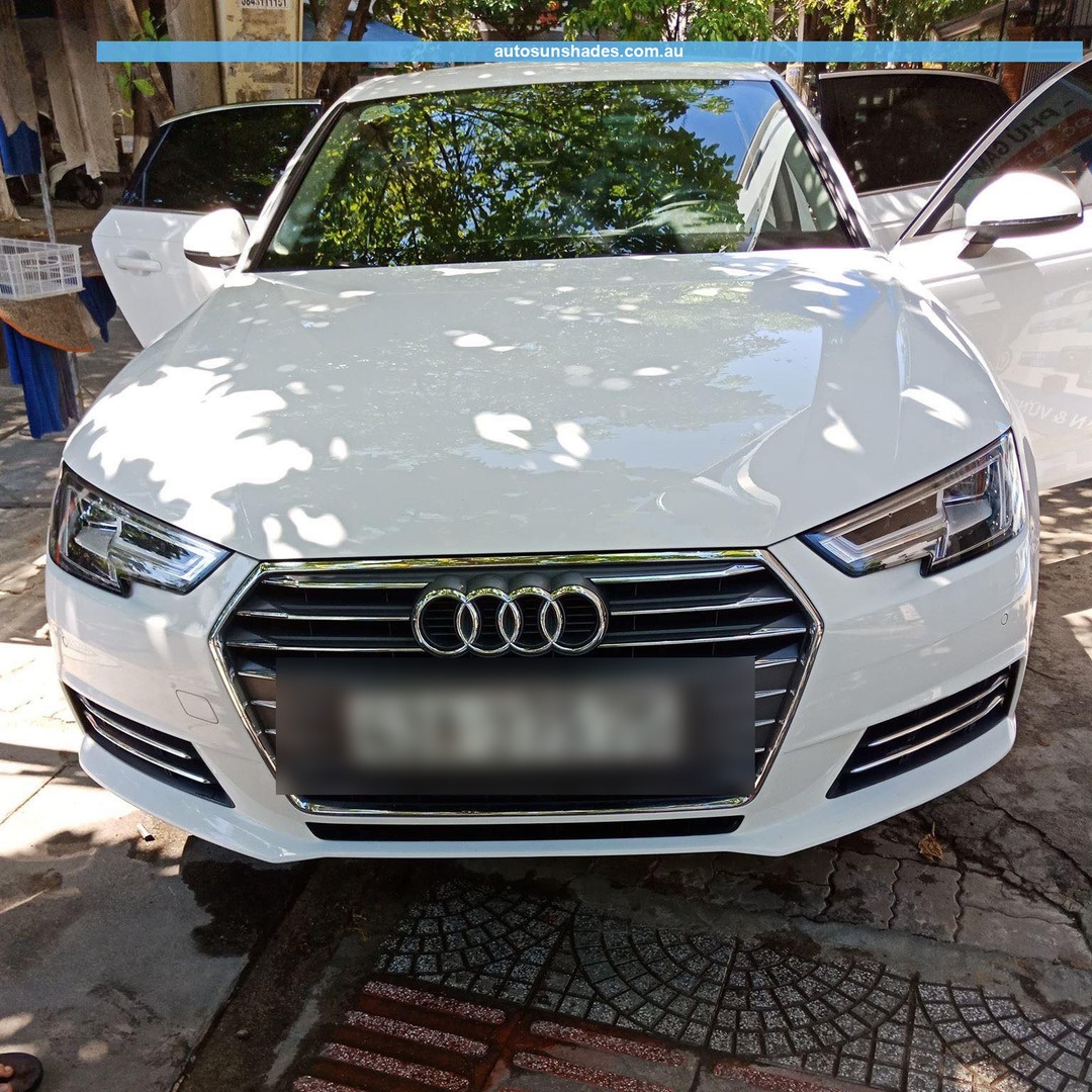 AUDI A4 2017-2026 custom-fit car window sun shades — photo 1