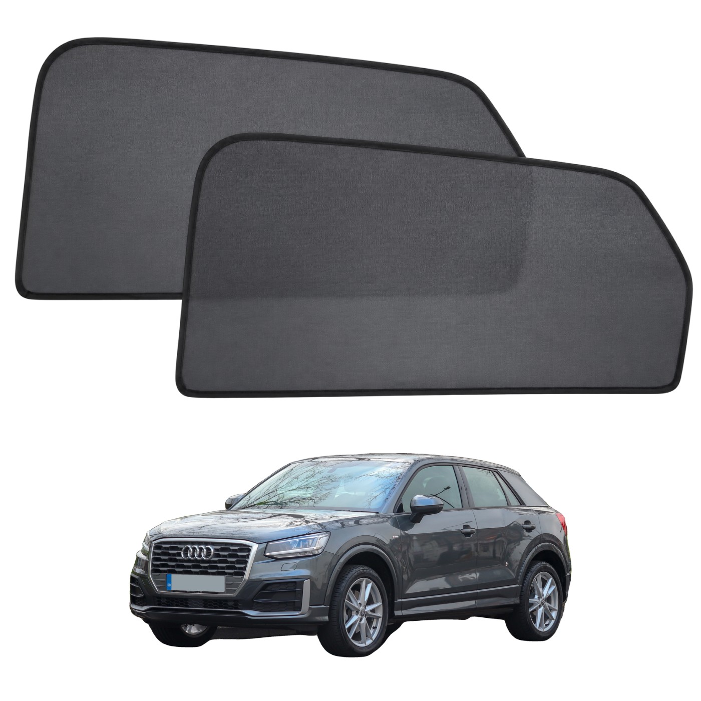 Sun shades for Audi Q2 1st Gen SUV 2017-2026