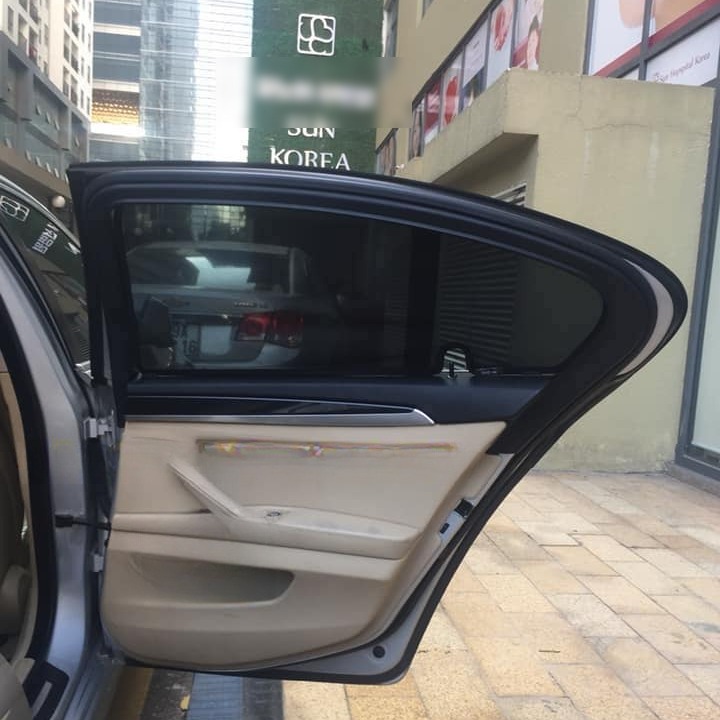 BMW 520i 2010-2017 car window sun shades — photo 9