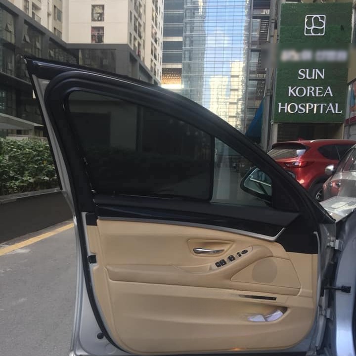 BMW 520i 2010-2017 car window sun shades — photo 13