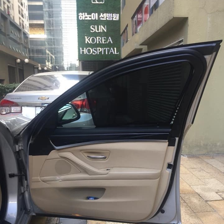 BMW 520i 2010-2017 car window sun shades — photo 10