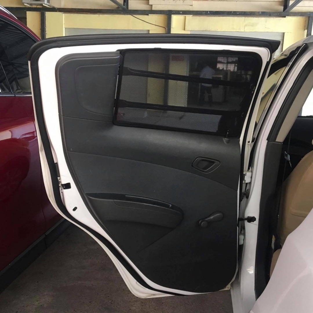 CHEVROLET SPARK 2010-2017 custom-fit car window sun shades — photo 15