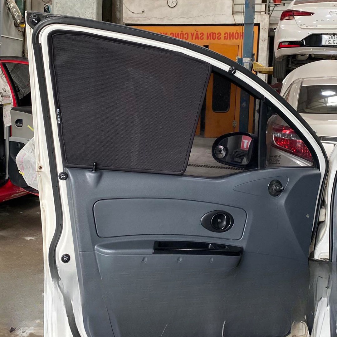 CHEVROLET SPARK LITE 2007-2013 custom-fit car window sun shades — photo 4