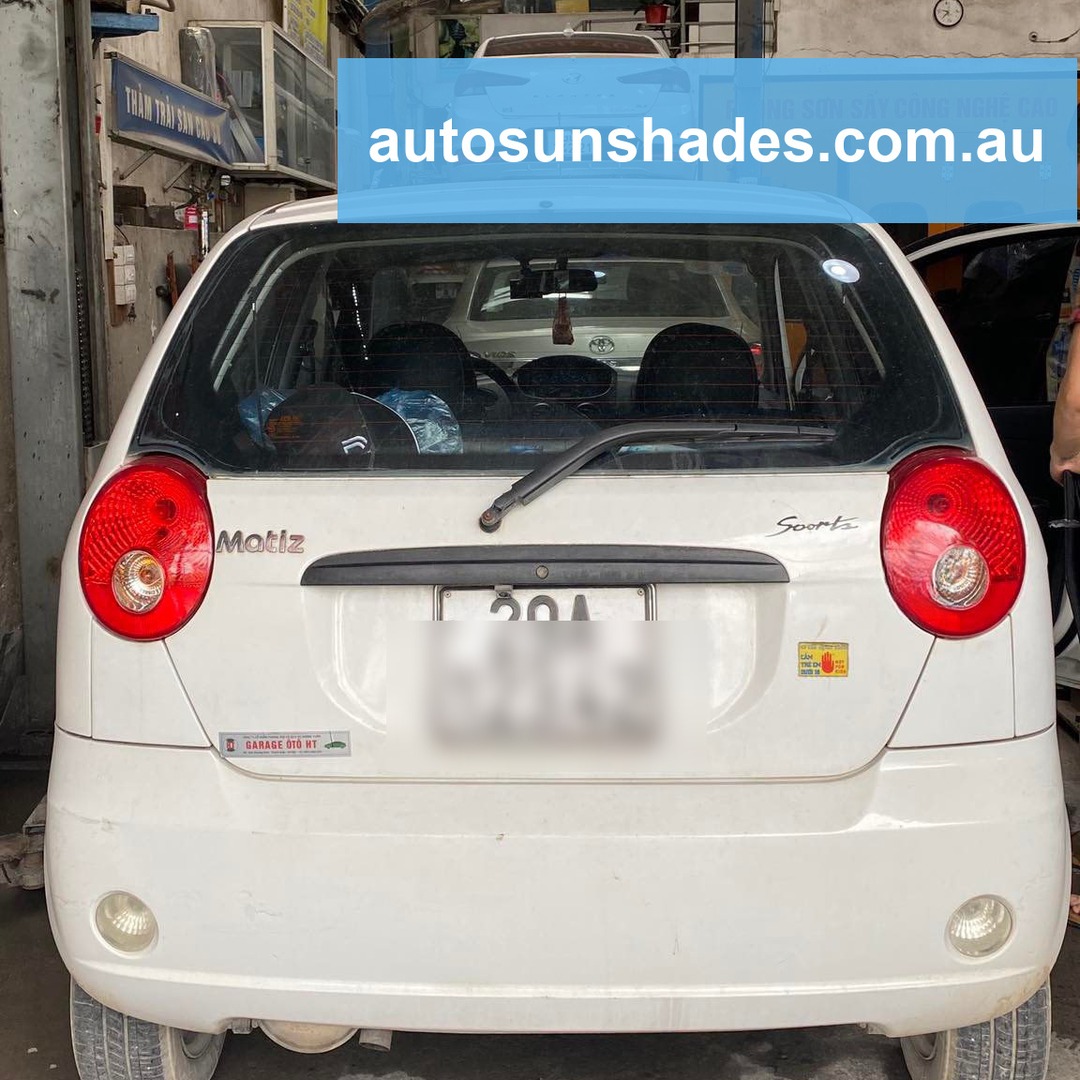 CHEVROLET SPARK LITE 2007-2013 custom-fit car window sun shades — photo 5