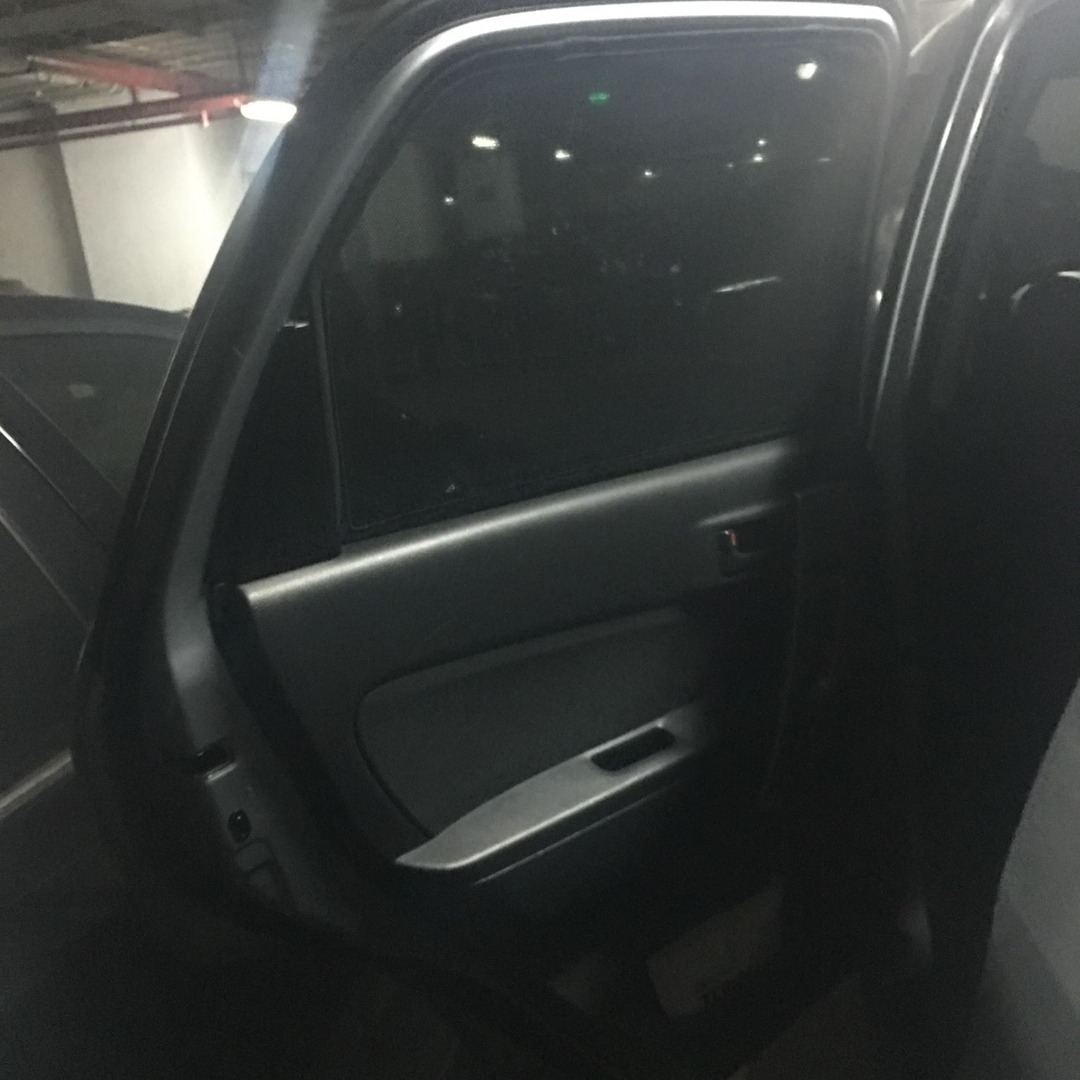 Custom-fit sun shades fitted to a DAIHATSU TERIOS 2004-2006