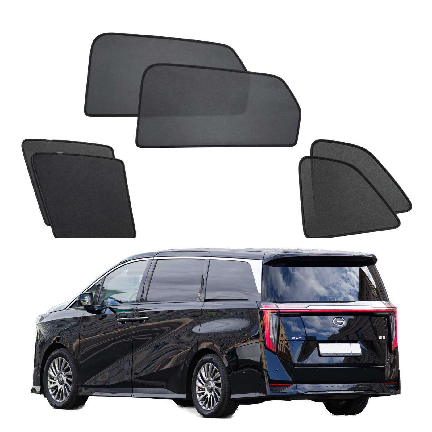 Sun shades for GAC M8 2nd Gen People Mover 2022-2026