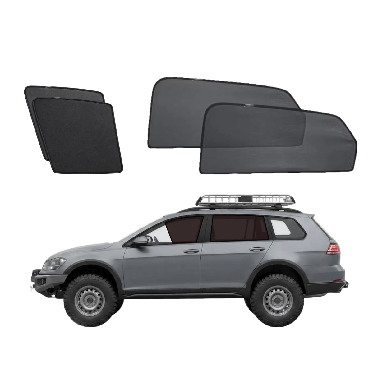 ISUZU MU-X 2021 car window sun shades — photo 2