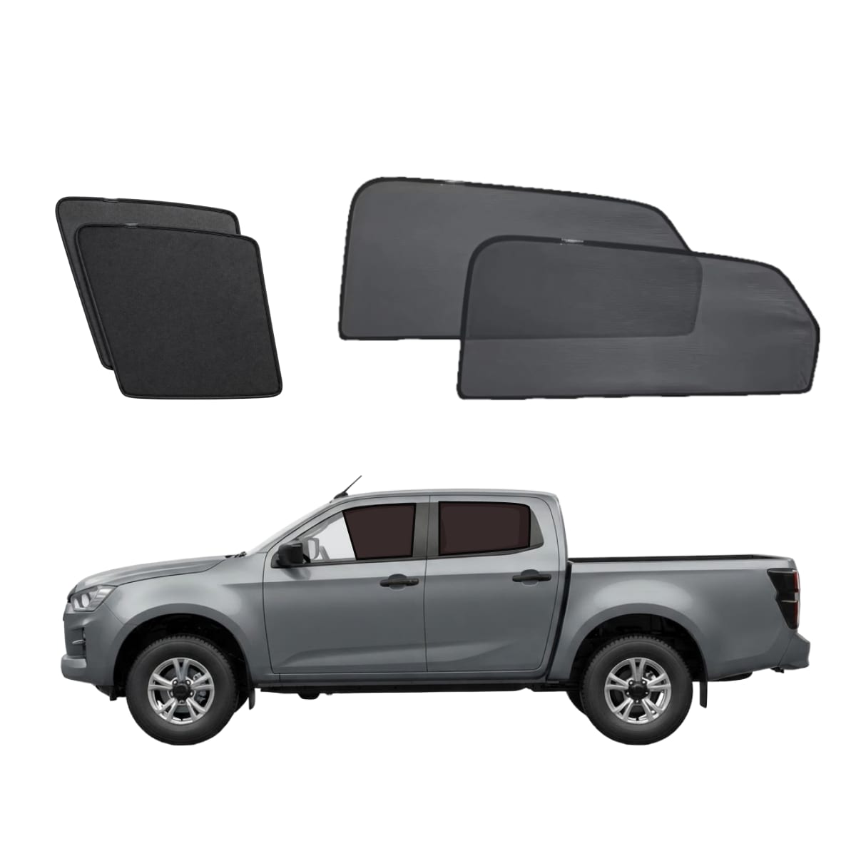 ISUZU D-MAX 2021-2025 car window sun shades — photo 2