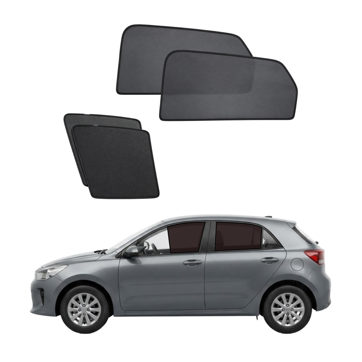 GEELY EX2 car window sun shades — photo 4