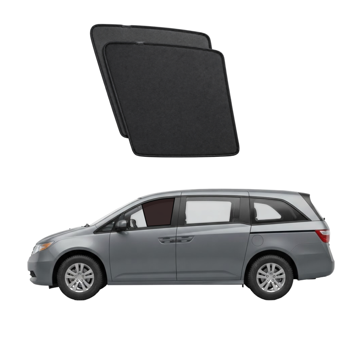 BYD M9 custom-fit car window sun shades — photo 2