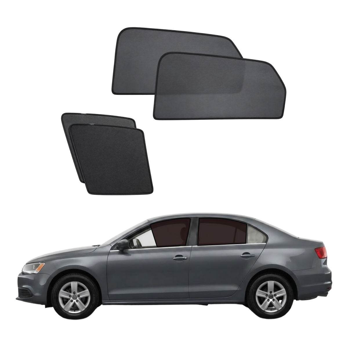 TOYOTA COROLLA SEDAN 2015-2022 car window sun shades — photo 2