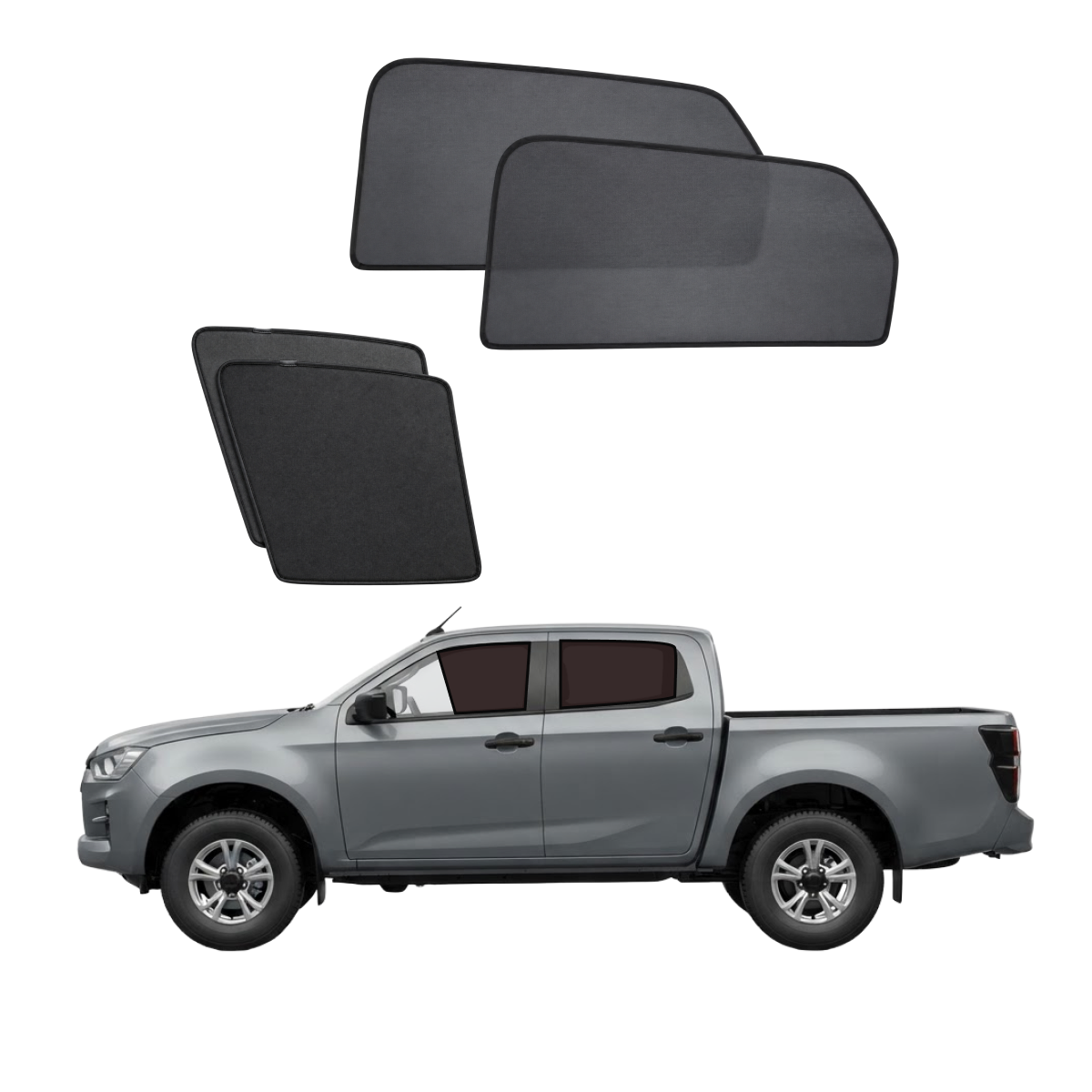 MAZDA BT-50 2021-2025 car window sun shades — photo 2