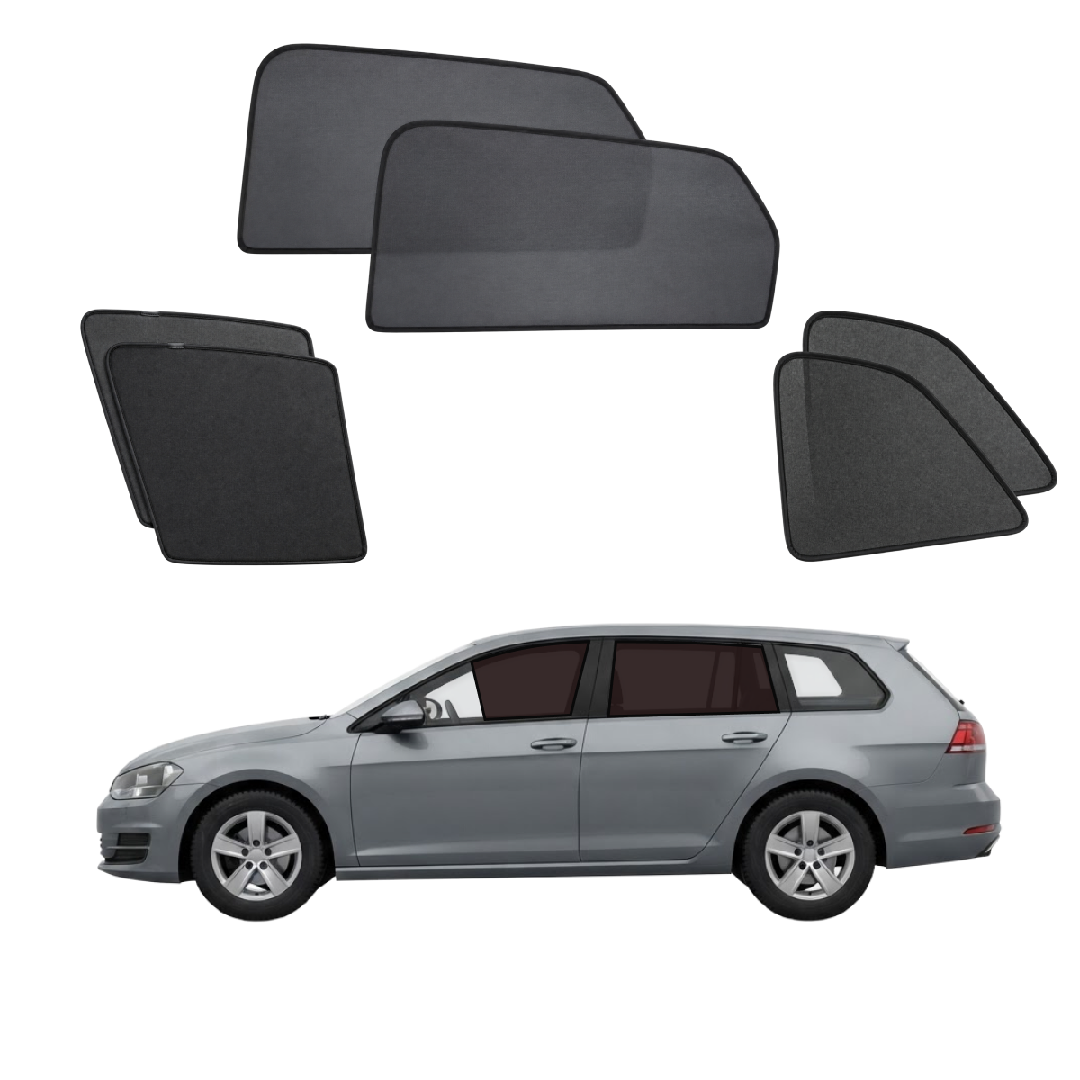 MINI CLUBMAN custom-fit magnetic car window sun shades