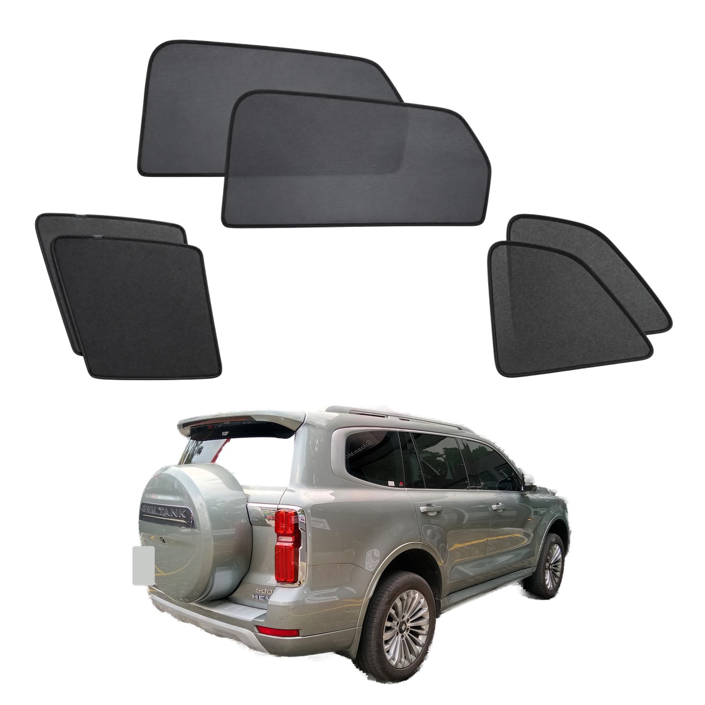 Sun shades for GWM Tank 500 1st Gen SUV 2024-2026