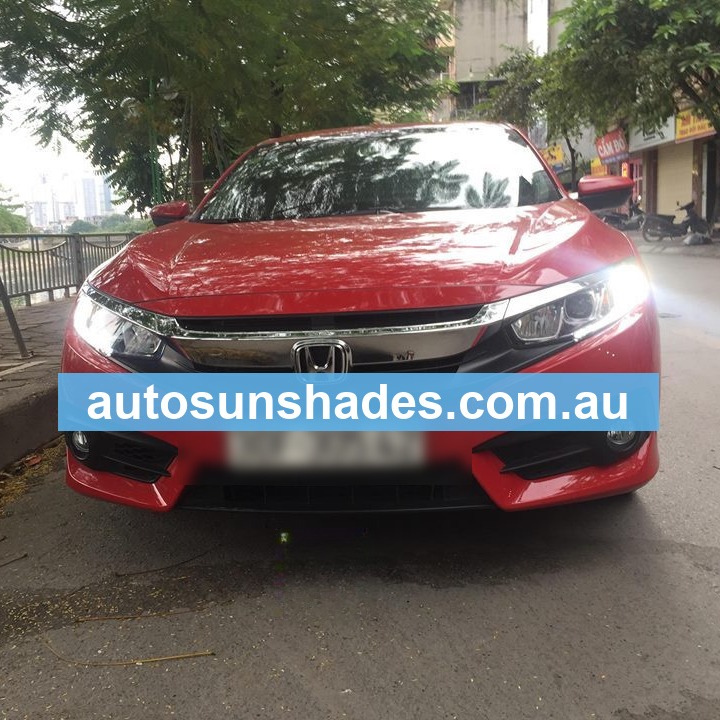 HONDA CIVIC 2016-2021 custom-fit car window sun shades — photo 7