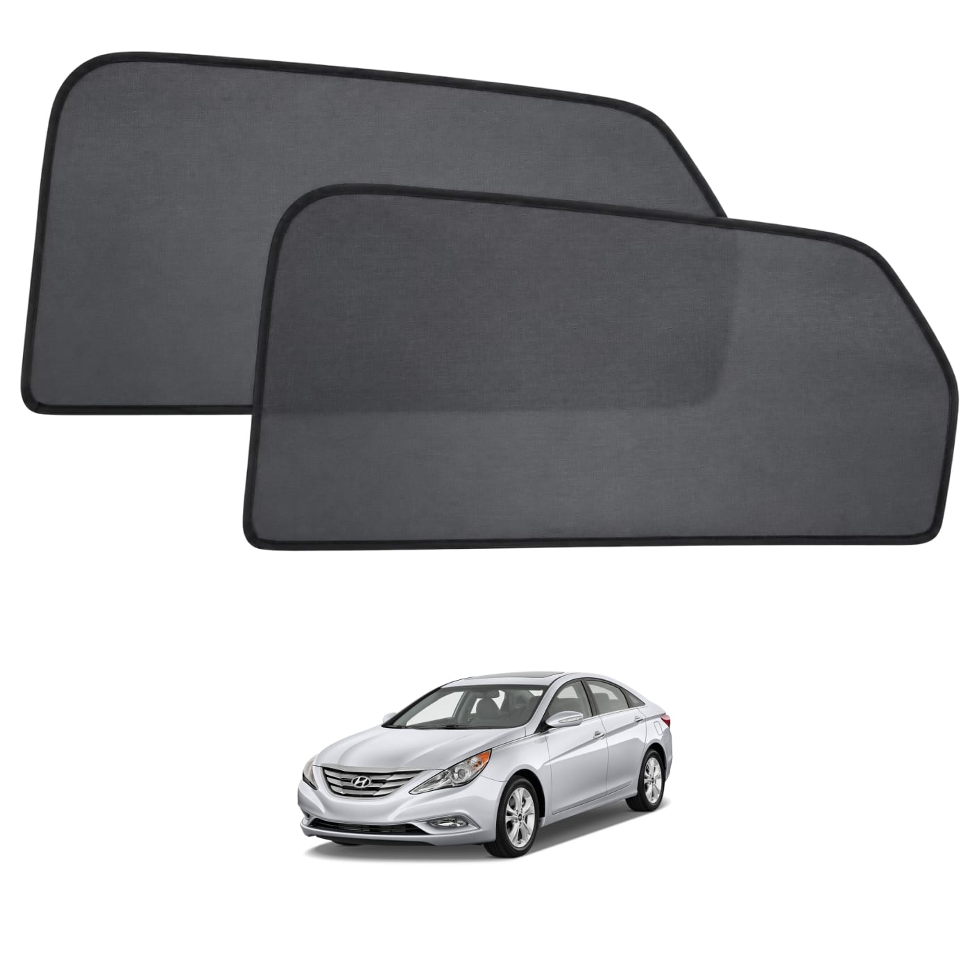 Sun shades for HYUNDAI ACCENT BLUE 2011-2016