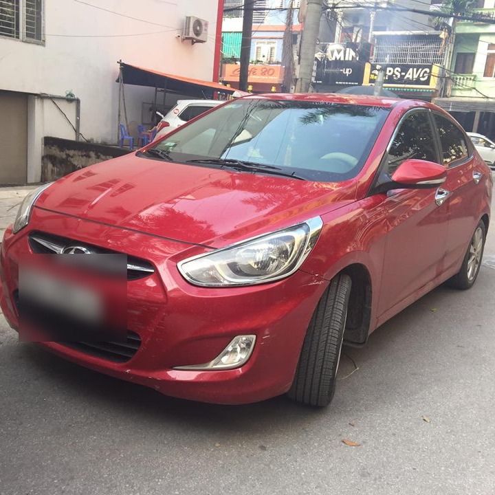 HYUNDAI ACCENT BLUE 2011-2016 custom-fit car window sun shades — photo 7