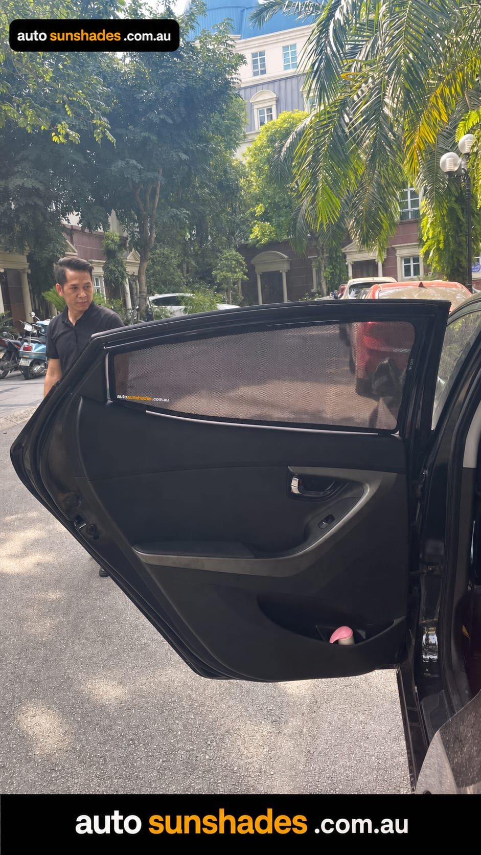 HYUNDAI ELANTRA 2011-2016 custom-fit car window sun shades — photo 2