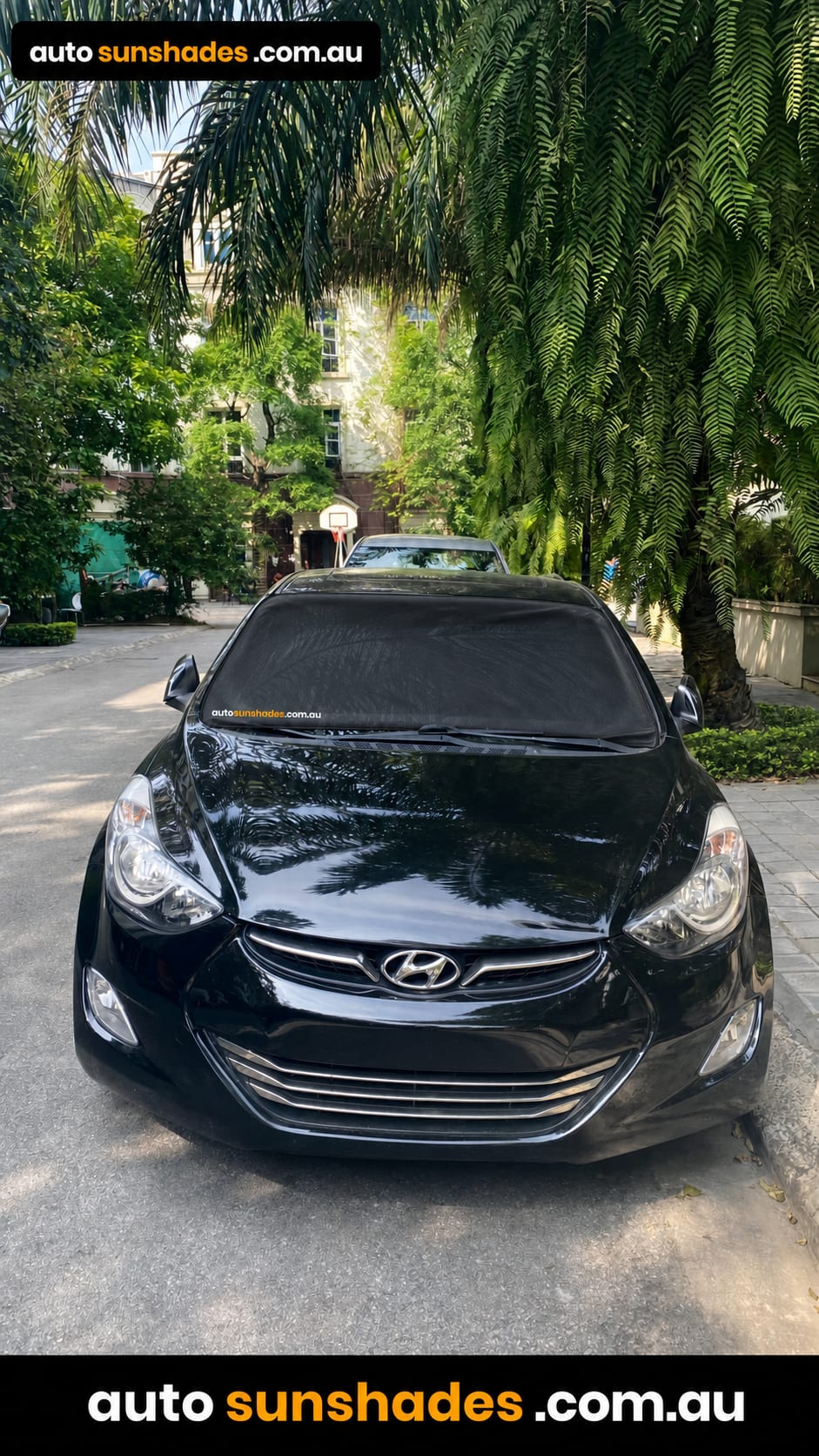 HYUNDAI ELANTRA 2011-2016 custom-fit car window sun shades — photo 1