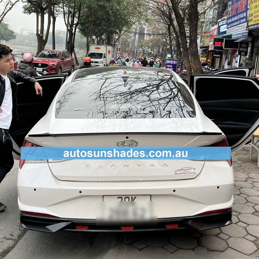 HYUNDAI ELANTRA 2021-2025 custom-fit car window sun shades — photo 4