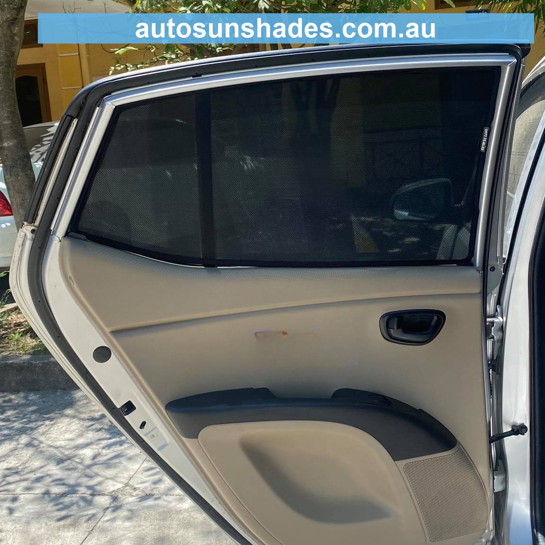 HYUNDAI I10 HATCHBACK 2009-2013 custom-fit car window sun shades — photo 5