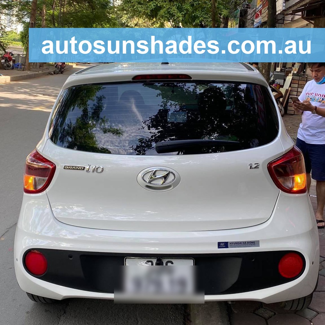 HYUNDAI I10 HATCHBACK 2014-2020 custom-fit car window sun shades — photo 10
