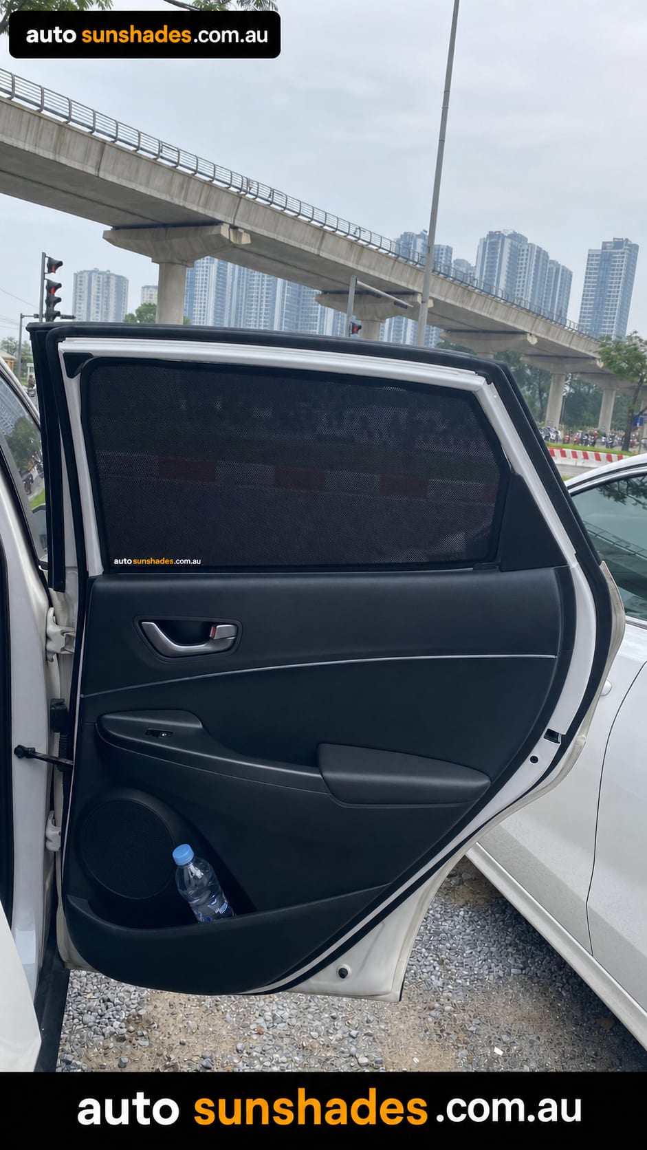 HYUNDAI KONA custom-fit car window sun shades — photo 2