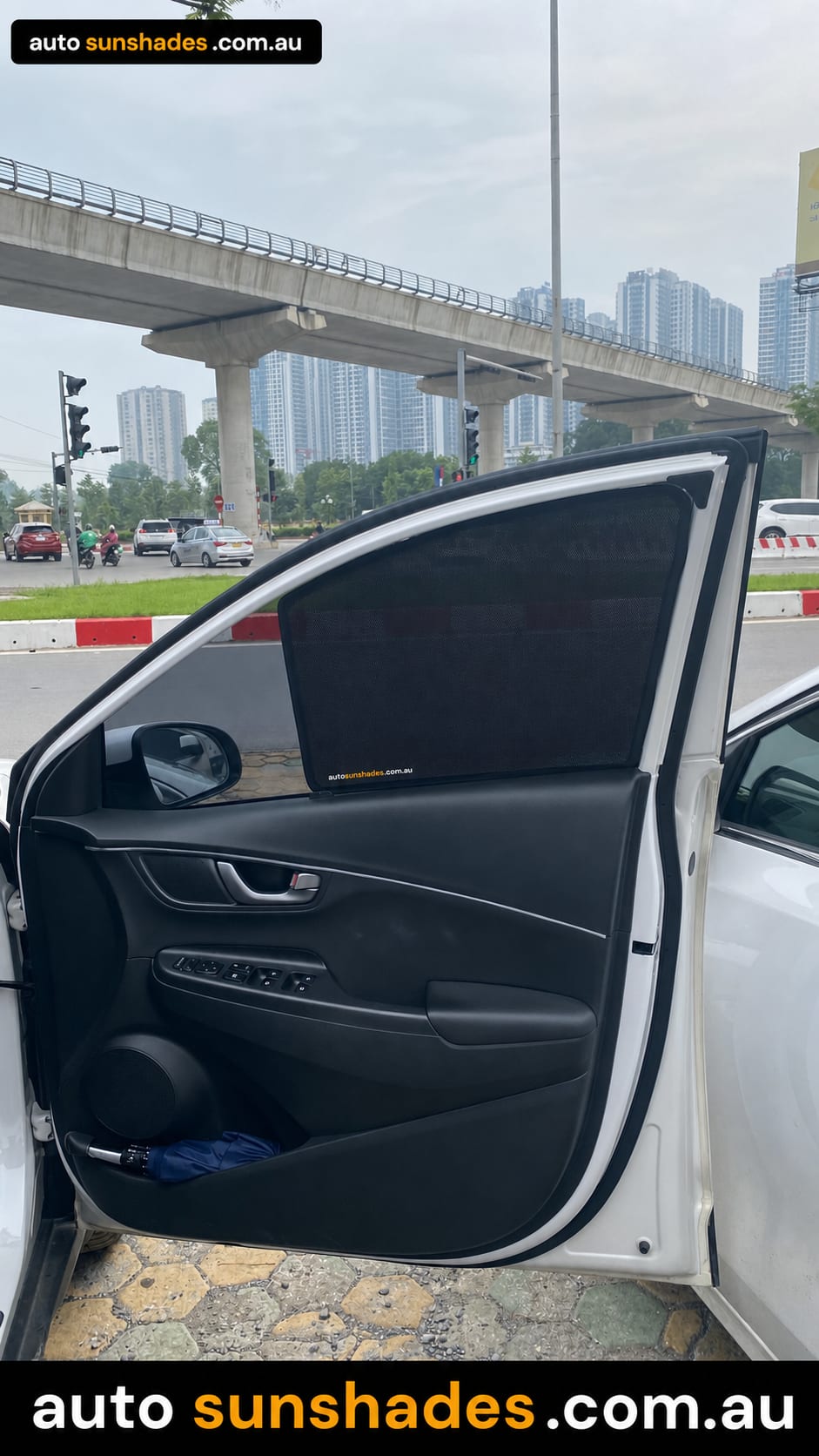 HYUNDAI KONA custom-fit car window sun shades — photo 3