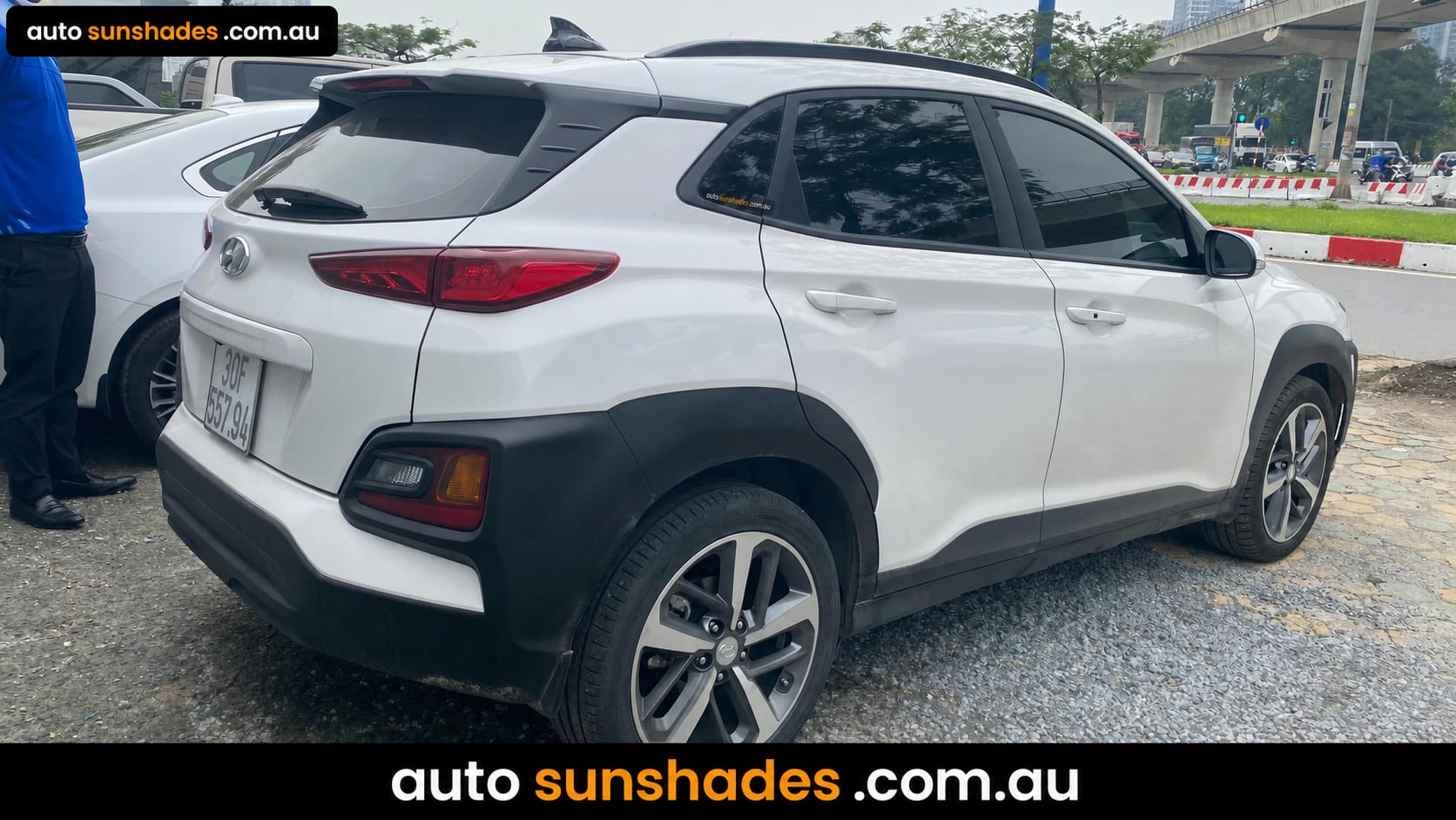 HYUNDAI KONA custom-fit car window sun shades — photo 4