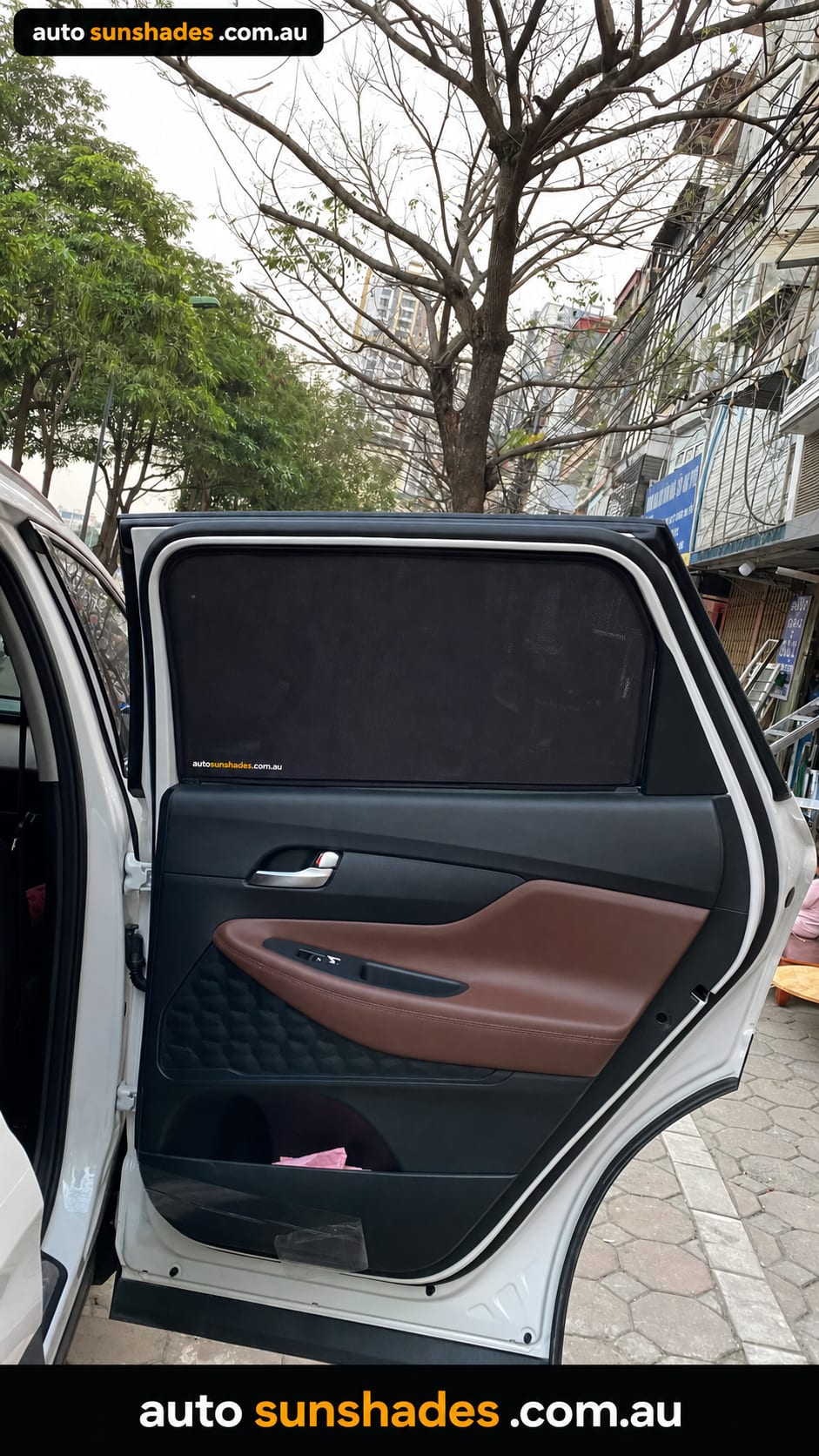 HYUNDAI SANTA FE 2019-2023 custom-fit car window sun shades — photo 5