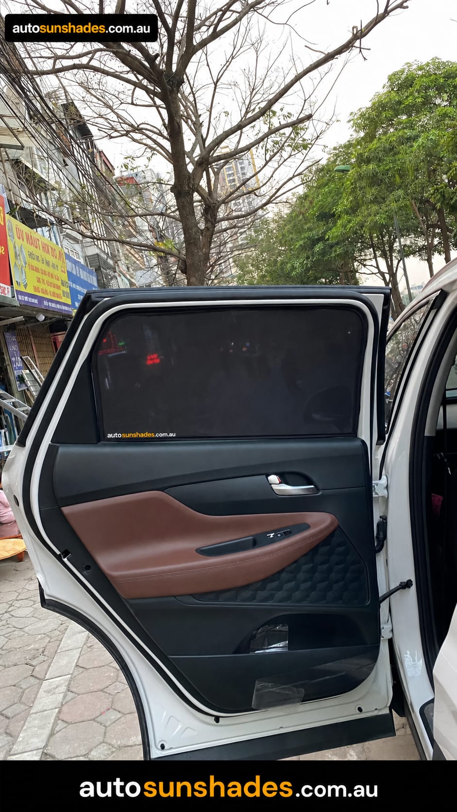 HYUNDAI SANTA FE 2019-2023 custom-fit car window sun shades — photo 2