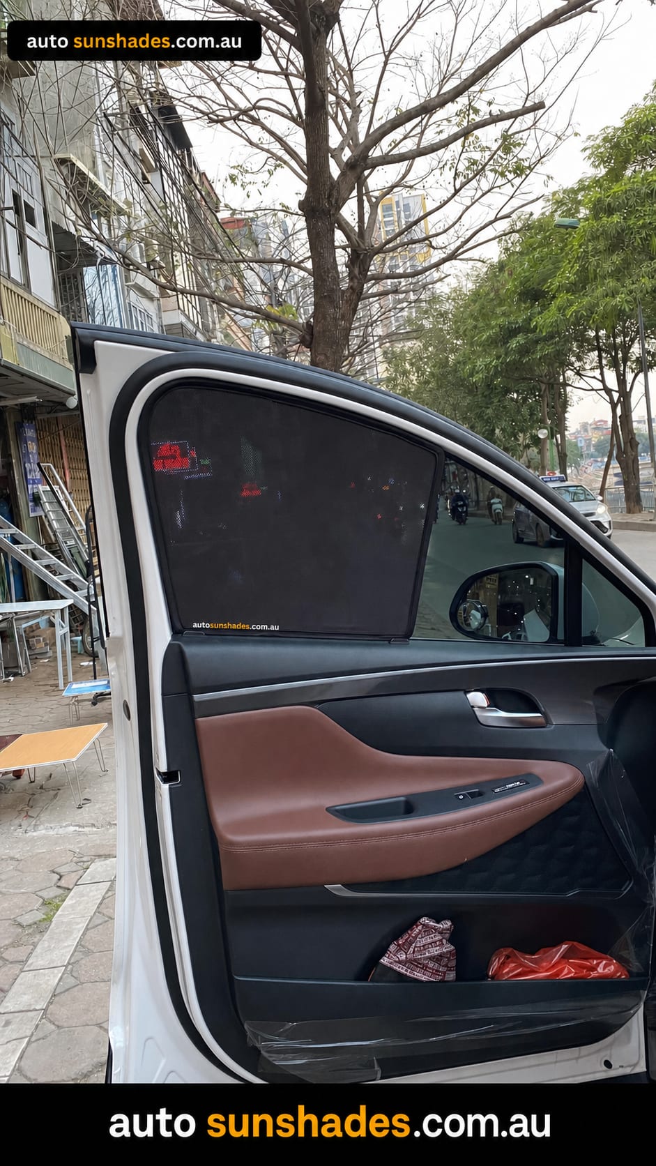 HYUNDAI SANTA FE 2019-2023 custom-fit car window sun shades — photo 3