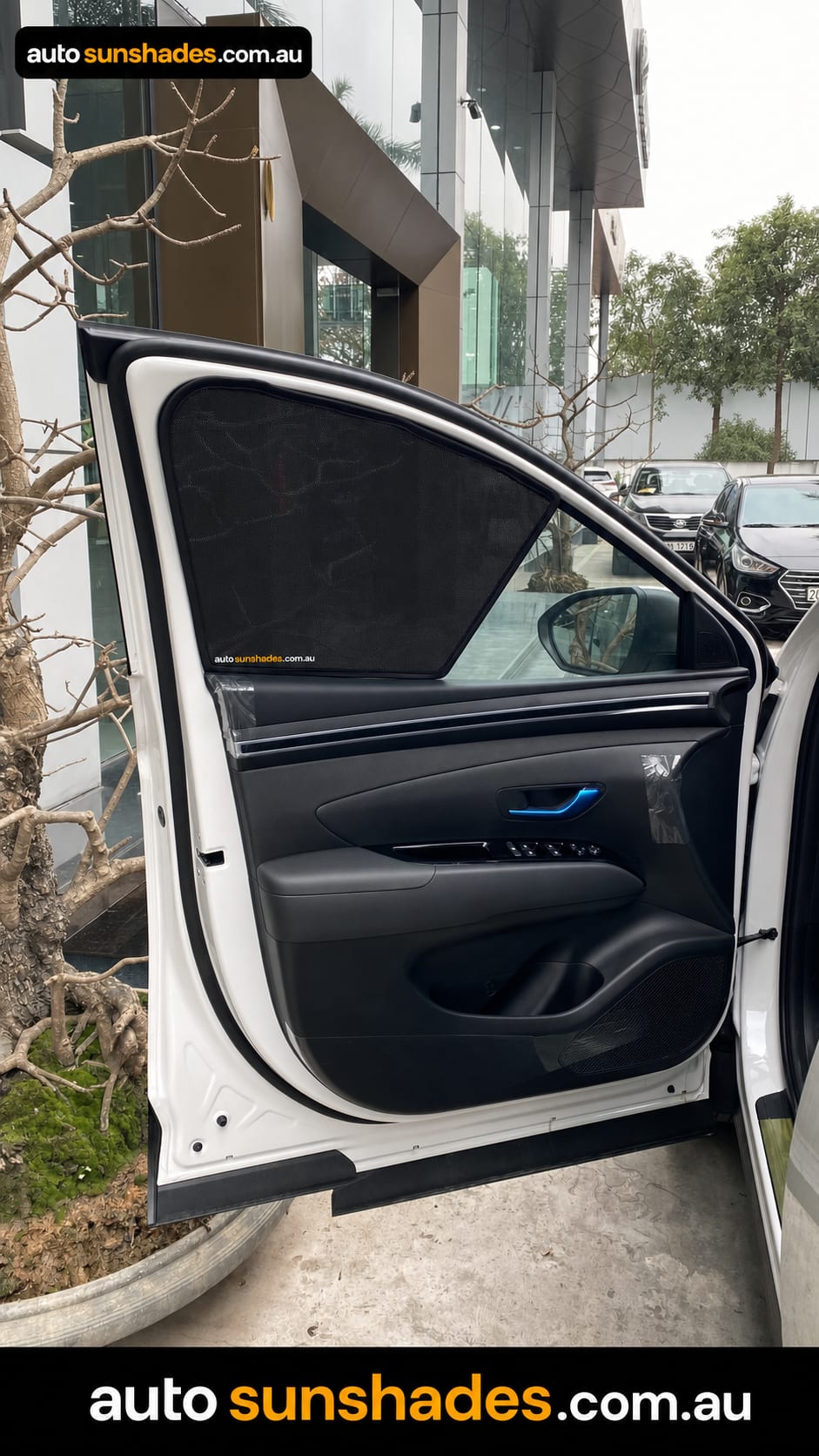 HYUNDAI TUCSON 2022-2025 custom-fit car window sun shades — photo 6